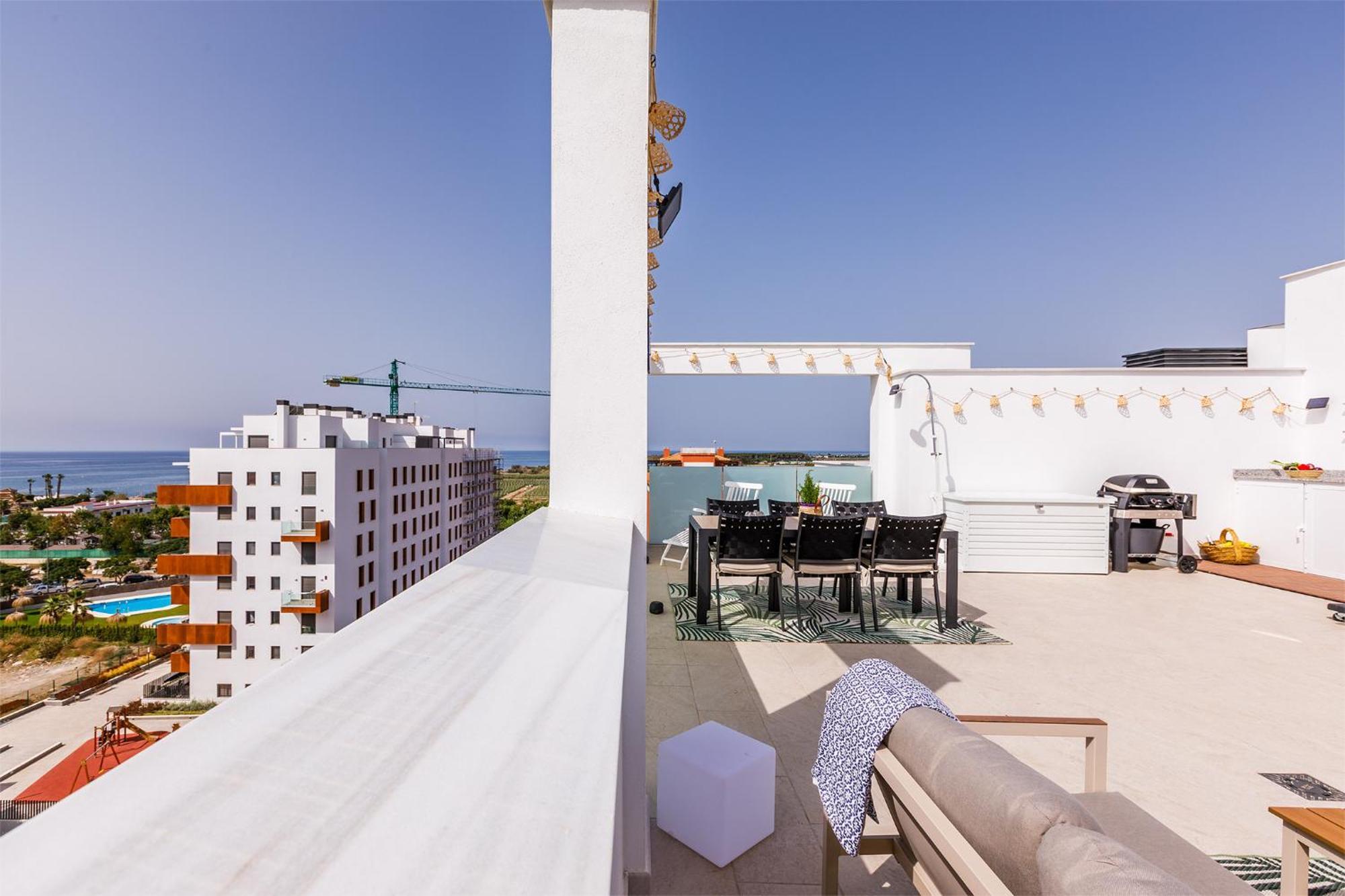 Apartament A&N Atico Vista Al Mar Torre Del Mar Zewnętrze zdjęcie