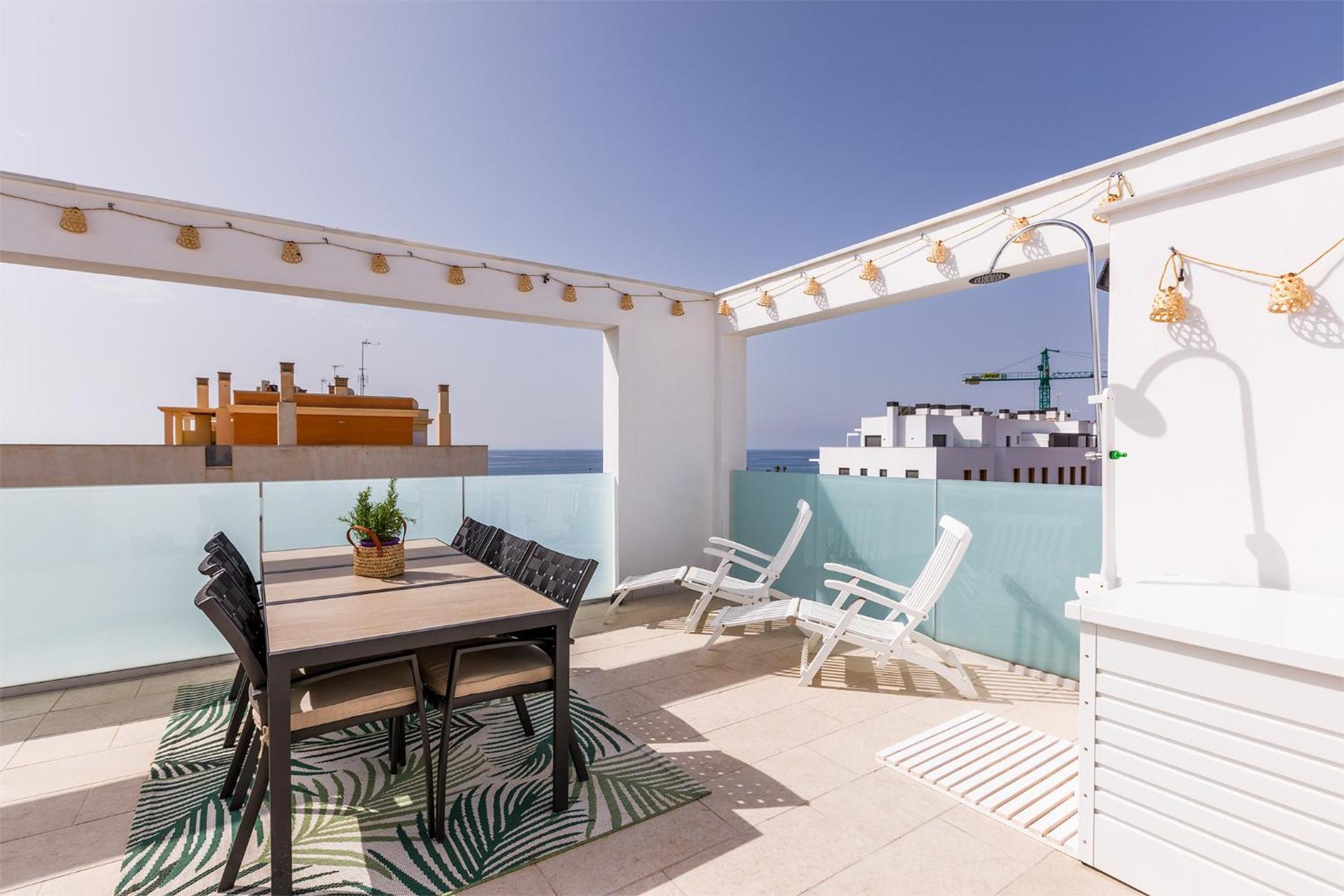 Apartament A&N Atico Vista Al Mar Torre Del Mar Zewnętrze zdjęcie